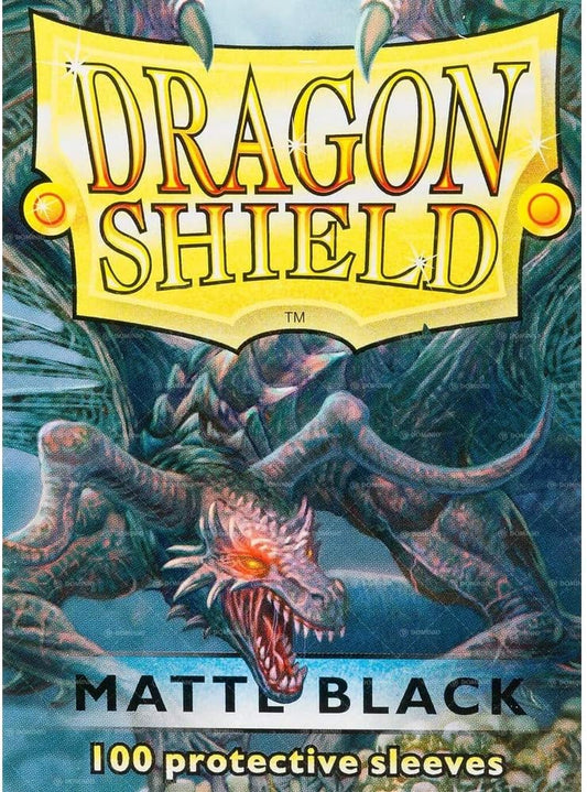 Dragon Shield Matte Black 100 Protective Sleeves
