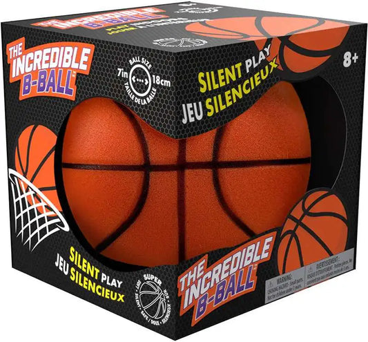 The Incredible B-Ball 7-Inch Foam Ball [Play Basketball Indoors Silently!]