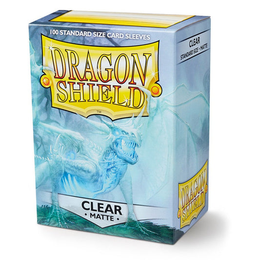 Dragon Shield Matte Clear Standard Size Card Sleeves (100 count)