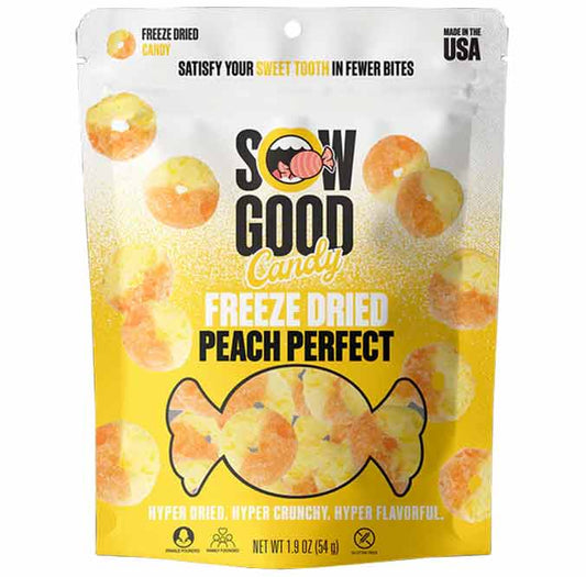 Sow Good Freeze Dried Peach Perfect Candy