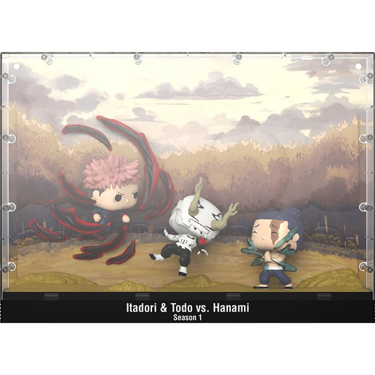 Funko Pop! Jujutsu Kaisen Itadori & Todo vs Hanami - Season 1 Deluxe