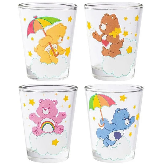 Care Bears Clouds 4-Pack Mini Glass Set