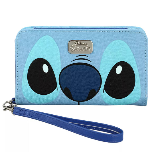 Lilo & Stitch Flowers Screen Printed Tech Wallet Wristlet