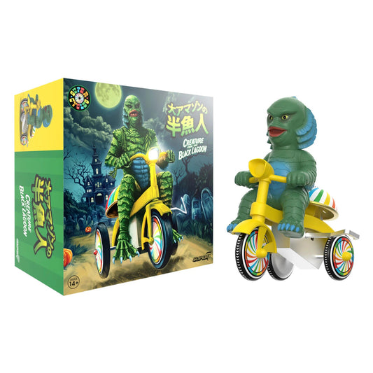 Universal Monsters Super Cycles Creature from the Black Lagoon (Dark Green w/ Yellow Trike)