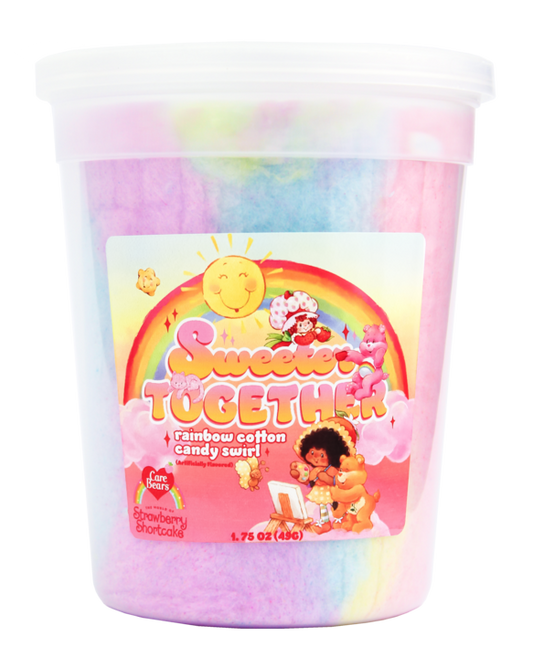 Care Bears x Strawberry Shortcake Sweeter Together Rainbow Cotton Candy