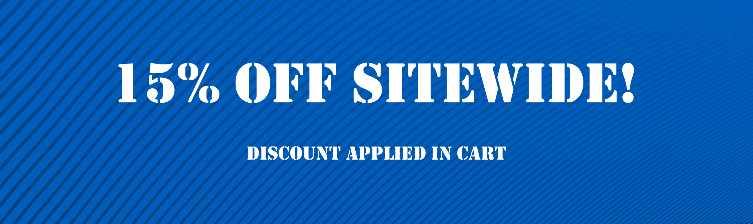 15% Off Sitewide - Shop Now!