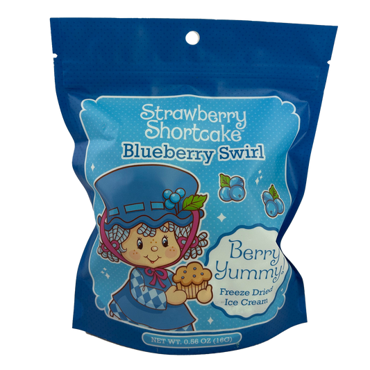 Strawberry Shortcake - Blueberry Swirl Freeze-Dried Ice Cream